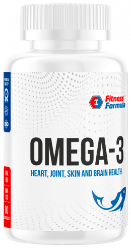 Fitness Formula Fish oil - Omega 3, Рыбный жир - Омега 3, 90 капсул