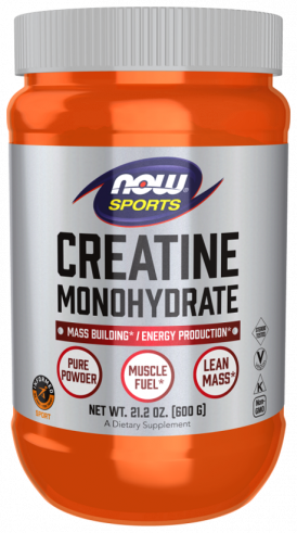 NOW Creatine Monohydrate, Креатин Моногидрат, 600 грамм