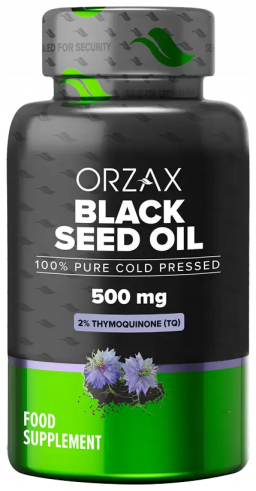 Orzax Black Seed Oil, Масло Черного Тмина 500 мг, 150 капсул