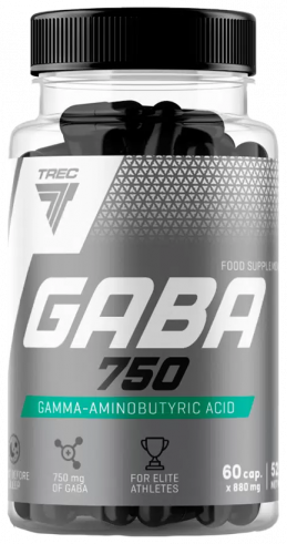 Trec Nutrition GABA 750, Гамма-аминомасляная кислота, 60 капсул