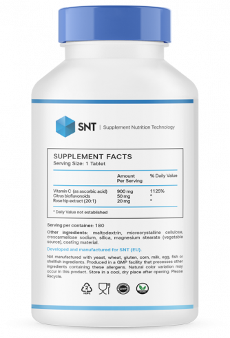 SNT Vitamin C, Витамин С, 180 таблеток
