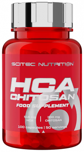 Scitec Nutrition HCA Chitosan, ЭйчСиЭй-Хитозан, 100 капсул