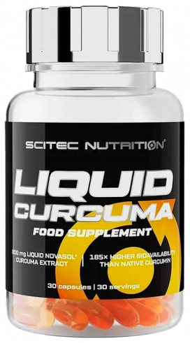 Scitec Nutrition Liquid Curcuma, Ликвид Куркума, 30 капсул