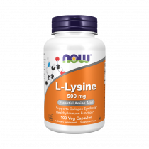 NOW L-Lysine 500 mg, 100 капсул