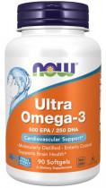 NOW Ultra Omega-3, 90 капсул