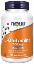 NOW L-Glutaminе, L-Глутамин, 120 капсул